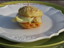 Whoopies à la Fourme d'Ambert, Pomme & Endive