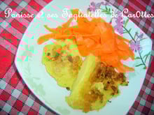 Panisse et ses tagliatelles de carottes