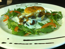 Croustade aux girolles et aux escargots