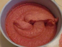 Glace aux fraises maison