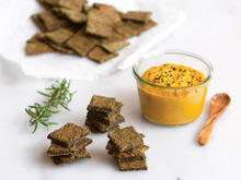 Crackers aux lentilles du Puy
