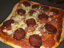 Pizza Maison à la saucisse