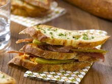 Jambon-beurre façon millefeuille