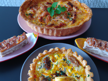 Quiche au thon et crevettes