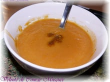Velouté simplissime de courge musquée