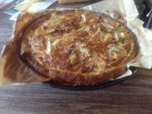 Quiche aux endives, lardons et gouda