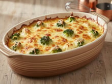 Gratin de chou-fleur et brocolis