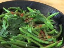 Haricots verts au beurre