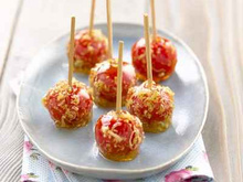 Sucettes de tomates de France à la citronnelle