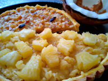 Tarte à la noix de coco et ananas