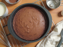 Gâteau au yaourt et au cacao en poudre