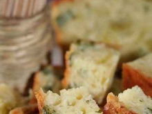 Cake au persil et aux ravioles de Romans