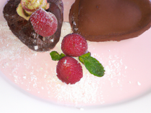 Délice de chocolat au cœur fruité