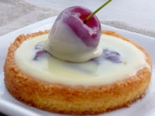 Tartelettes aux cerises et chocolat blanc