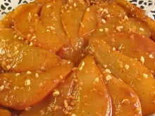 Tarte tatin aux poires maison