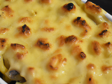 Gratin de pâtes à la béchamel