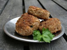 Boulettes de pois chiches, amandes et épinards