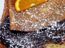 Des crêpes sucrées