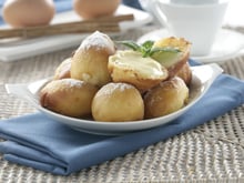 Beignets au chocolat blanc