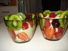 Dessert ou goûter fruit frais