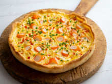 Tarte au surimi et saumon