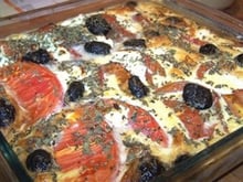 Flan de tomates au chèvre frais