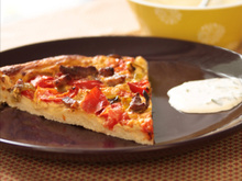 Pizza Pita à la moutarde Amora mi-forte goût équilibré