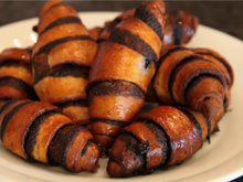 Croissants au chocolat juifs ou Rugelach