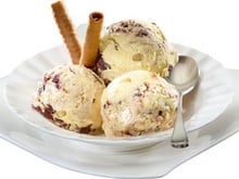 Crème glacée aux noix