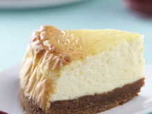 Cheesecake spéculoos et petits beurres, coulis de framboise minute