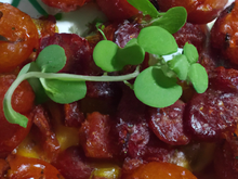 Délice de tomates au chorizo