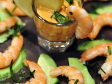 Avocat crevettes sauce samouraï