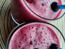 Milkshake fruits rouges