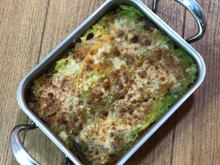 Gratin de chou à la bolognaise