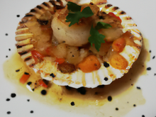 Coquille Saint-Jacques rôtie...