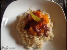 Chili végétarien au potimarron