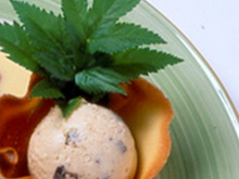 Glace au chèvre