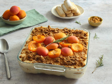 Tiramisu aux abricots rôtis et spéculoos