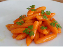 Carottes glacées à la coriandre