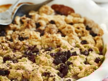 Crumble de poires au chocolat