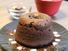 Soufflé au chocolat au gingembre