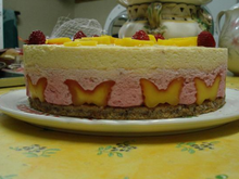 Bavarois Framboise mangue