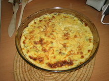 Gratin de courgettes du Pays basque