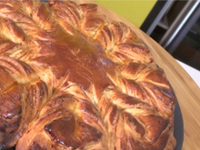 Brioche flocon de neige ou étoile, jolie et délicieuse