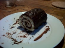 Bûche pâtissière au chocolat