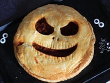 Tourte bœuf et tomates Halloween