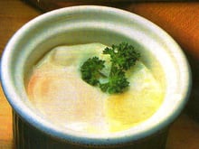 Œufs cocotte au gorgonzola