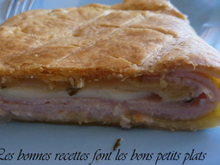 Feuilleté familial jambon blanc & mozzarella
