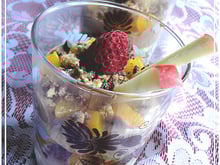 Verrines Fruitées et son Crumble de Céréales
