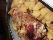 Rôti de dinde farci